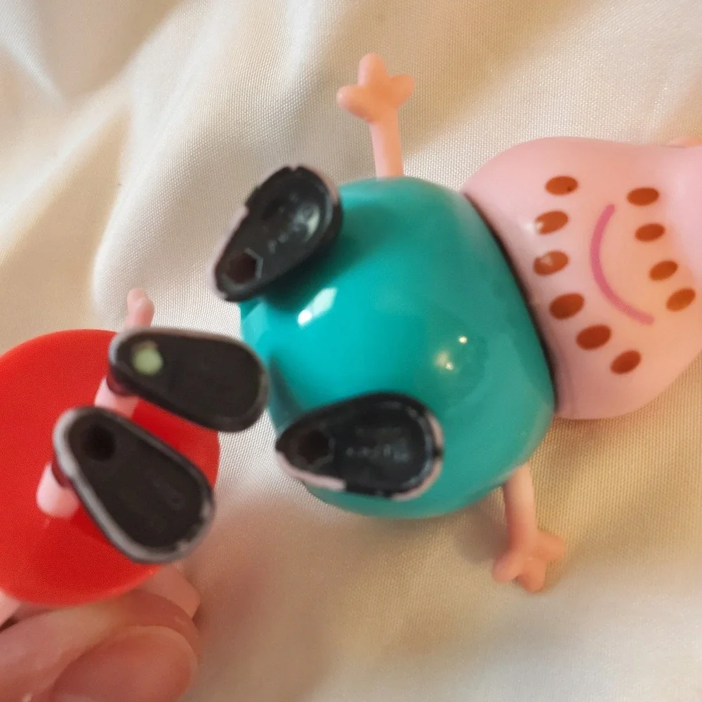 Peppa Pig And Daddy‎ Pig Replacement Figure Cake Toppers Lot Of 2
